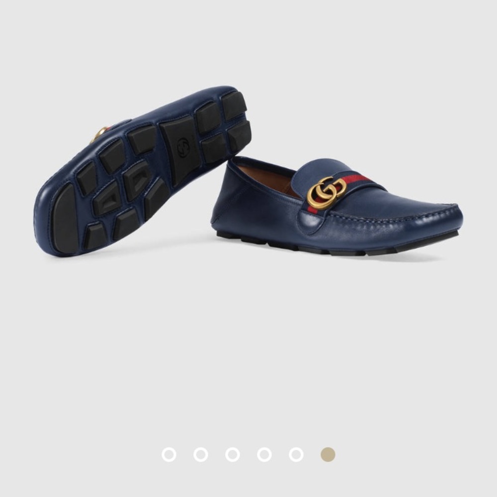 Men’s Gucci shoes size 12 1/2 in black not navy!